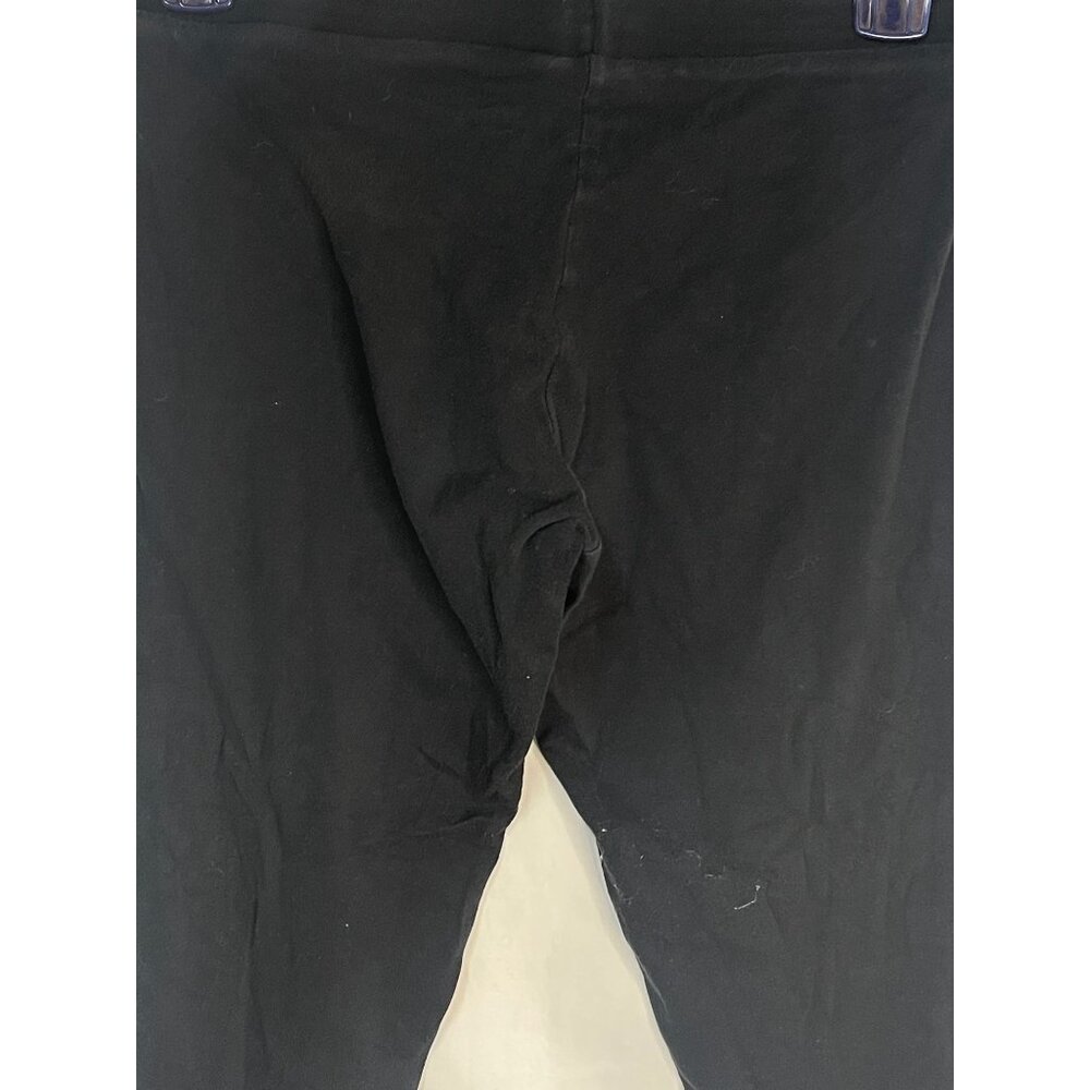 Mossimo Women's medium 3/4 length stretch pants black waist 30" rise 8.5" READ - Picture 3 of 5